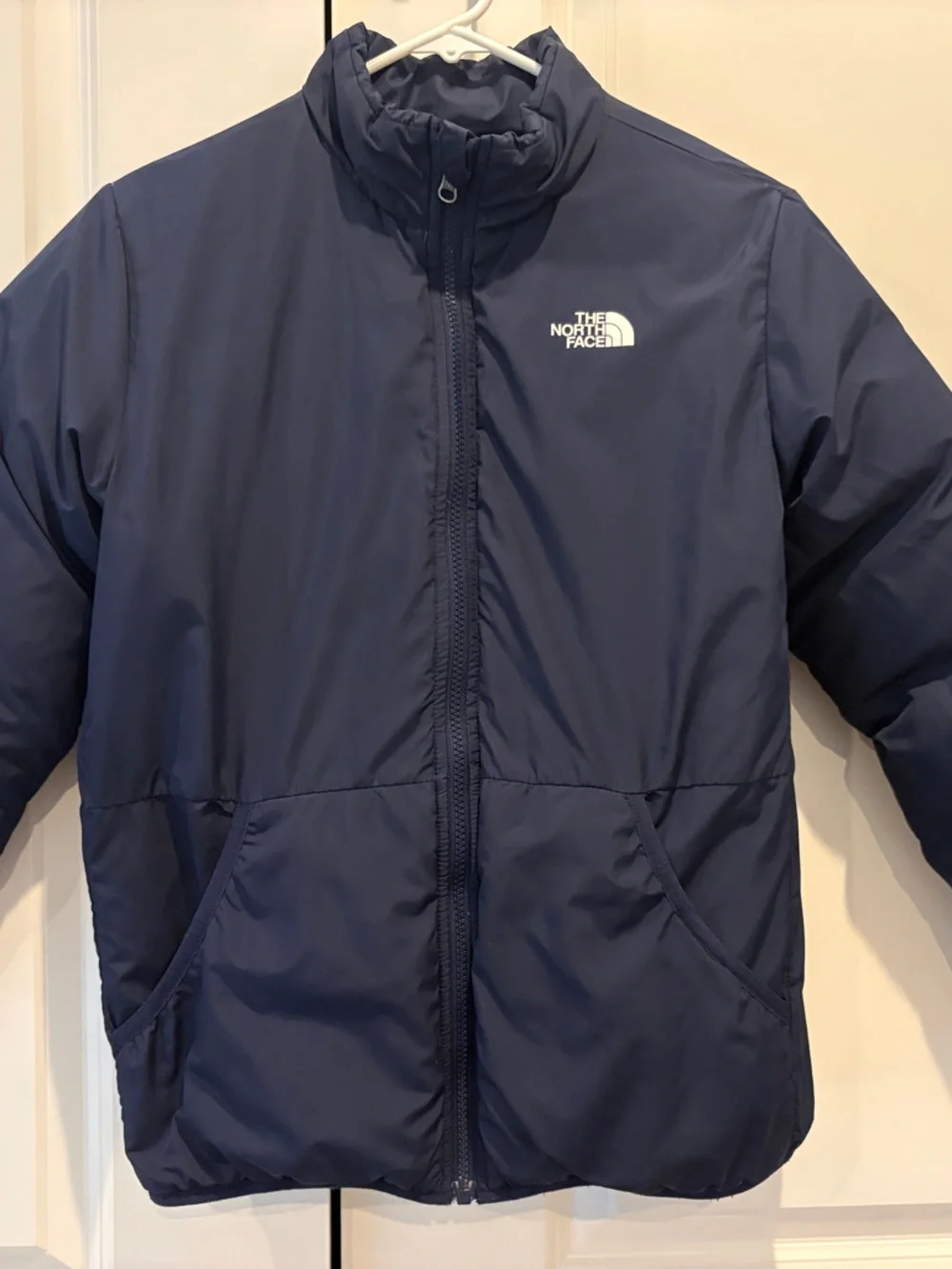 The North Face Navy Boys Puffer Jacket